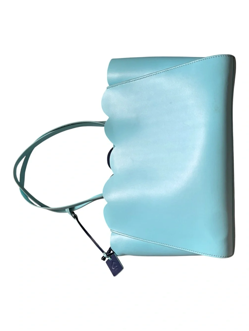 kate spade Scalloped Shoulder Tote in Aqua Blue